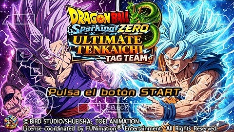New DBZ TTT Mod Dragon Ball Sparking Zero Ultimate Tenkaichi Tag Team ISO PPSSPP