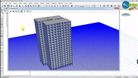 ETABS 2016 Tutorial 12 | Flat Slabs, Shear walls, Openings, Equi-static Analysis | Moonboy