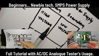 Beginners tech. SMPS Power supply full tutorial