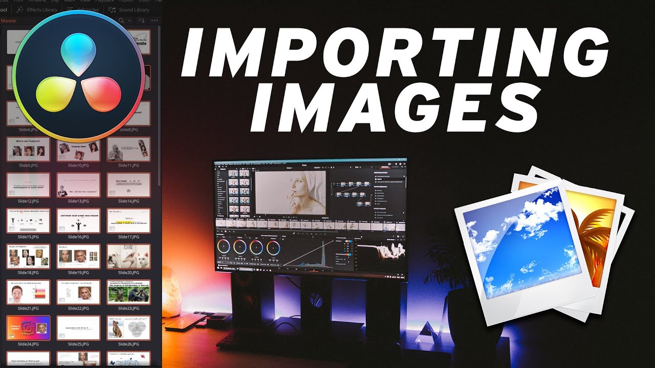 Importing Images INDIVIDUALLY In Davinci Resolve 17 Not As Video Clips YouTube
