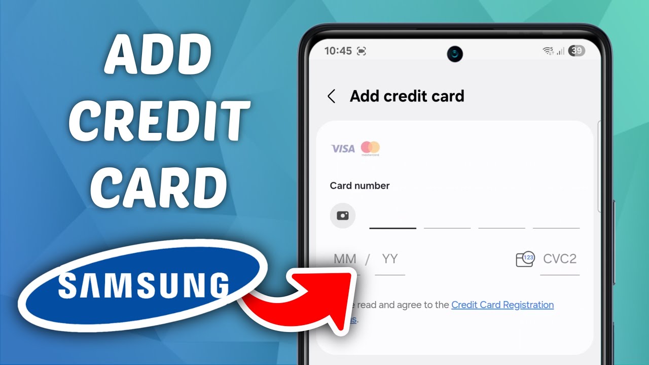 How to Add Credit Card on Samsung Account