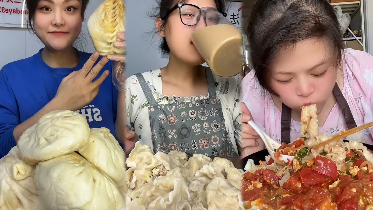 Mukbang food challeng new with real sound 