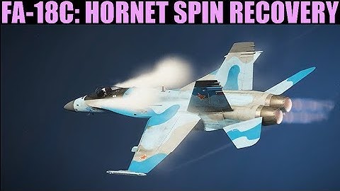 FA-18C Hornet: Spin Recovery Tutorial | DCS WORLD