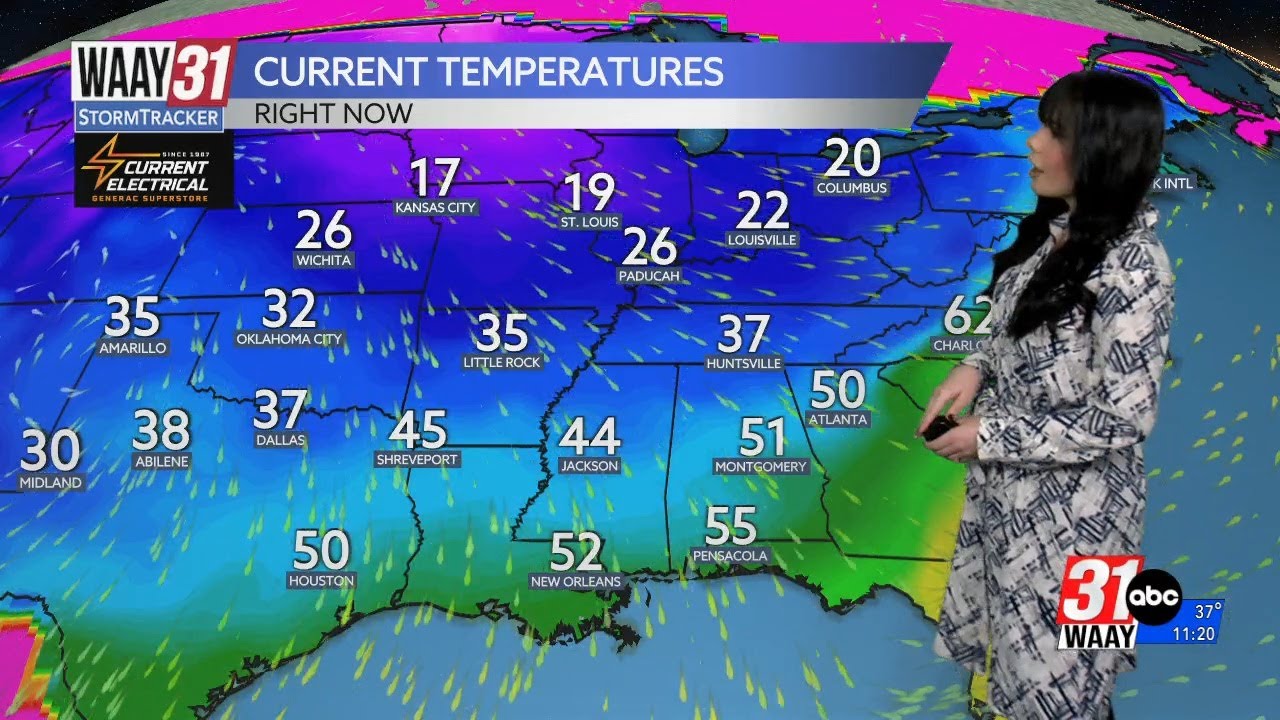 A chilly start to the week - YouTube