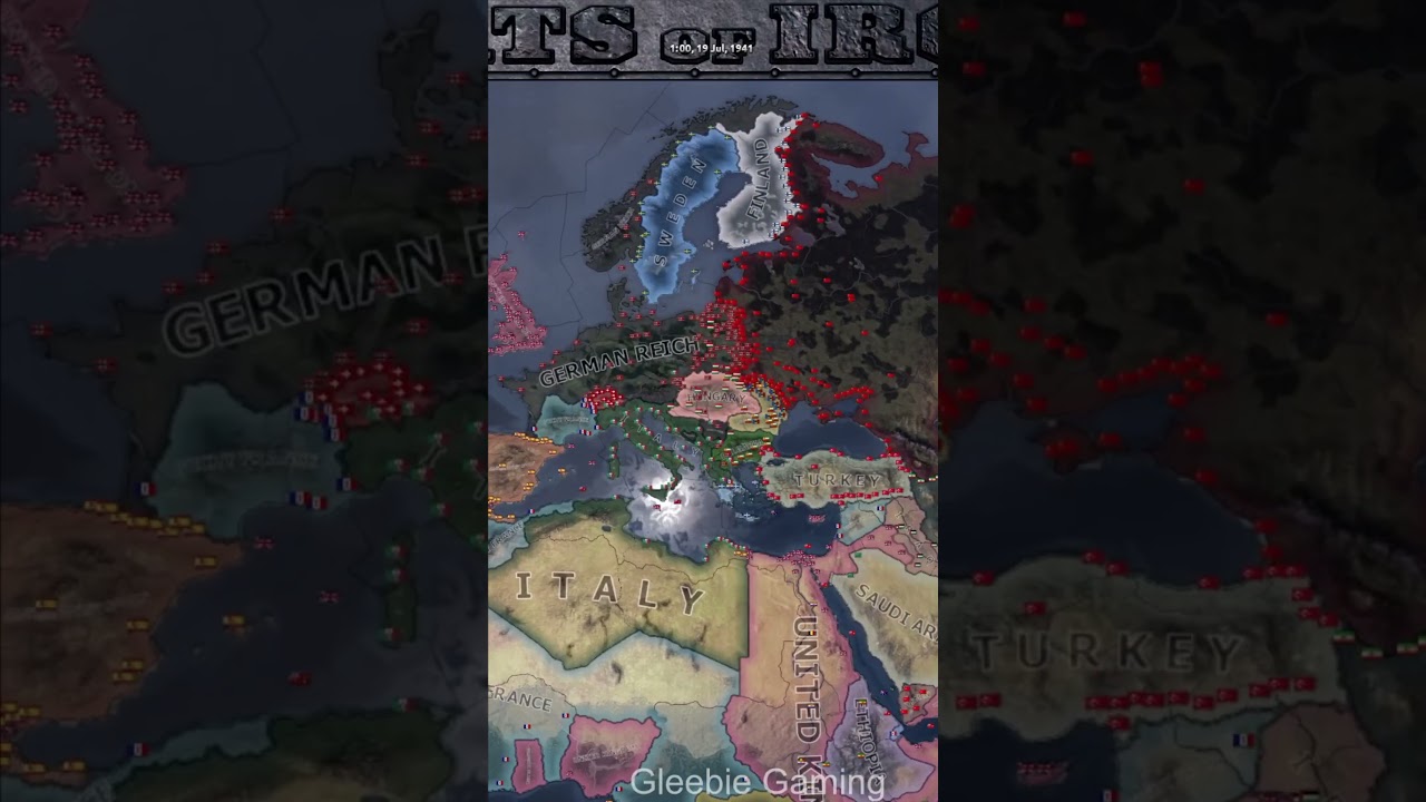 HOI4 1936 TIMELAPSE BUT GREATER HUNGARY EXISTS 