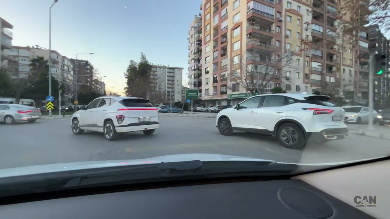 İzmir Bayraklı Can Sürücü  Direksiyon Sınavı 1.Güzergahı