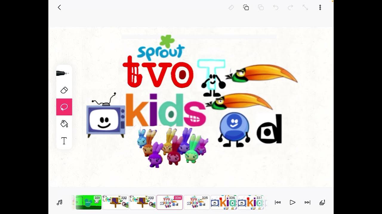 TVOKids Logo Bloopers 3 Part 28 - d is Red 