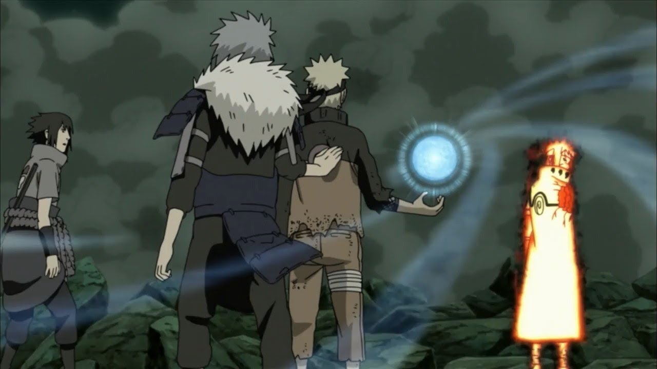 Naruto vs Obito (sage mode vs ten tails jinchuriki ) episode: 379. www.yout...