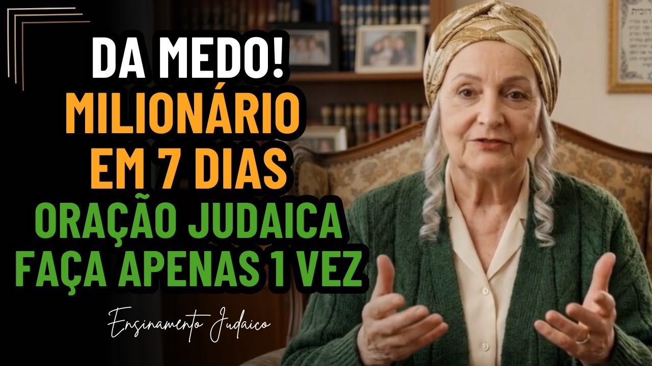 FAÇA AGORA! Fique Milionário em 7 Dias Ouvindo Esta ORAÇÃO Judaica apenas 1 Vez — SABEDORIA JUDAICA