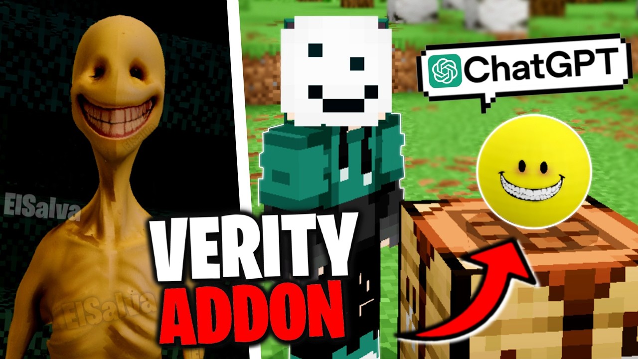 🙂 JUEGA VERITY ADDON con INTELIGENCIA ARTIFICIAL para Minecraft PE (v26.32) | Bedrock