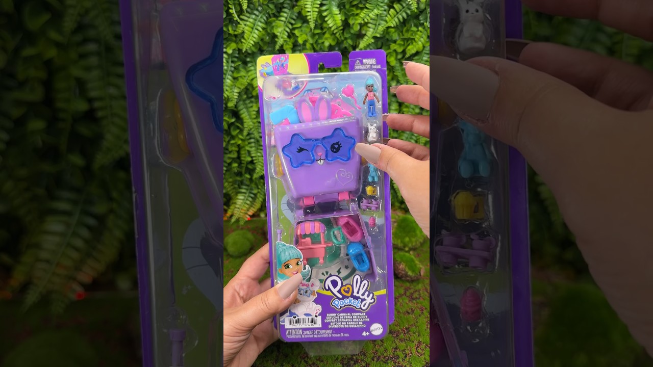 Satisfying & Unboxing Polly Pocket Bunny Carnival Compact 🐰ASMR Videos [no talking]