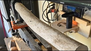 #Woodturning a big walking stick!