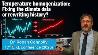 Why the “Global Temperature” Data Keeps Getting Adjusted | Dr. Ronan Connolly at EIKE-17