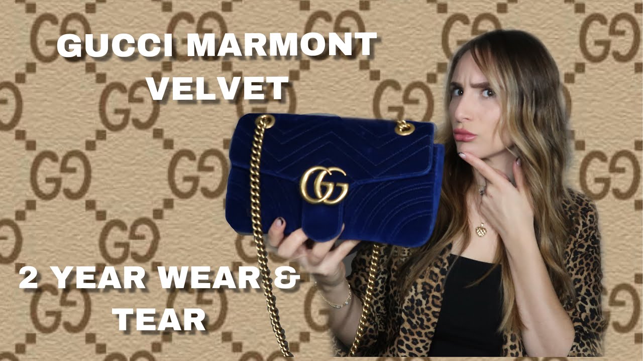gucci marmont velvet outfit
