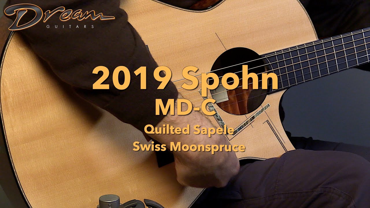 Dream Guitars - 2019 Spohn MD-C, Quilted Sapele & Swiss Moonspruce 