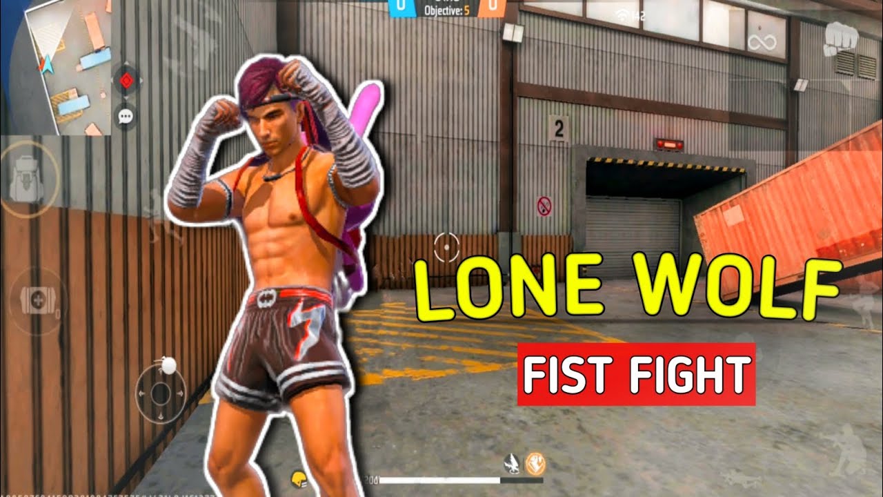 fist fight || in lone wolf || free fire || game play || - YouTube