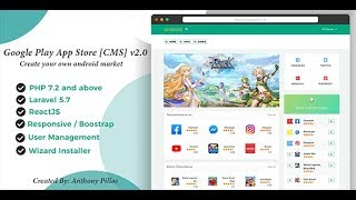Google Play App Store CMS Nulled - Code Website Giống Google Play, ApkPure
