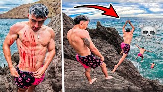 Consecuencias De Gero Arias Saltando Al Agua Por Primera Vez...