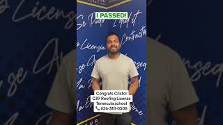 Roofer gets his Roofing Contractors License in California by Contractors License School C.S.L.P 941 views 10 months ago 1 minute, 38 seconds