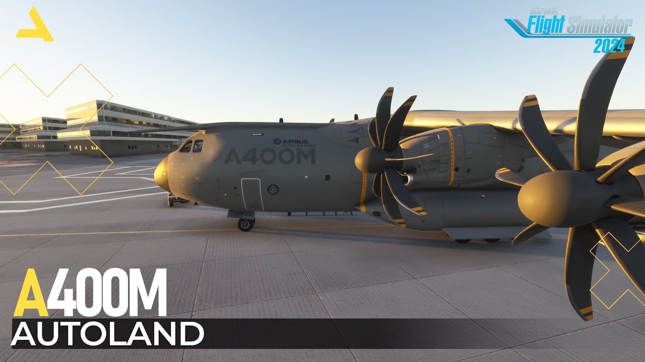 How to Perform Autoland with Inibuilds Airbus A400M in MSFS 2024 | A ...