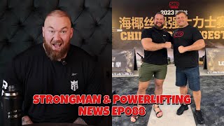 Big Z &amp; Martins Licis in China | Hafthor Bjornsson | Strongman &amp; Powerlifting News ep088