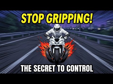 DON'T LOCK ARMS!. Why STIFF Arms Will CRASH Your MOTORCYCLE ❌