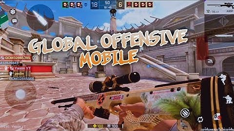 Global Offensive Mobile Gameplay | GOM New AWP | Colosseum TDM Map | Online FPS Android Gameplay
