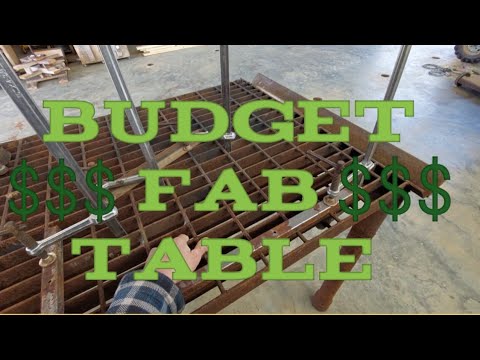 a economical fab table for the shop - YouTube