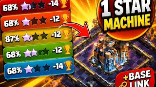 TOXIC 1 STAR MACHINE TH18 ANTI 2 STAR BASE !OP STRATEGY FOR LEGEND 3 EASY 3 STAR 