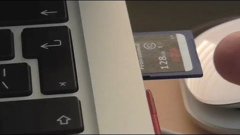 How to make an SD Card a bootable external OS X Disk Drive