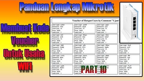 Lengkap dan Simple, Setting Mikrotik dari Awal untuk Voucher Hotspot || RB hAP Lite RB941-2nD