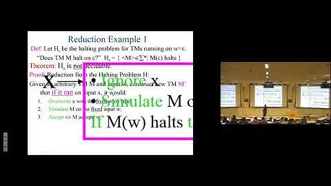 Theory of Computation, Lecture 16 (of 22), Professor Gabriel Robins (2017)
