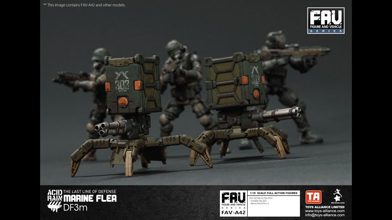 爆玩具」Acid Rain FAV-A42 Marine Flea DF3m & FAV-A41 Maelstrom