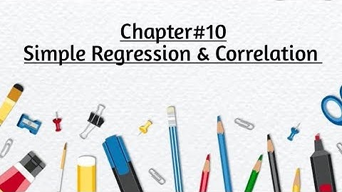 Regression,Scatter Diagram & Least Square Regression Equation By Sher Muhammad Chaudhry ||Chapter#10