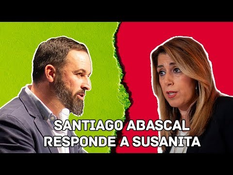 Santiago Abascal responde a Susana Diaz tras acusar a VOX de "machista"