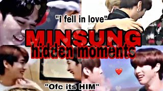 You haven’t seen this MINSUNG moments🔥 analysis & compilation - unpopular Minsung moments -reupload