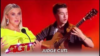 Miniatura de vídeo de "Marcin Patrzalek: Julianne PREDICTS This Polish Guitarist May WIN America's Got Talent 2019"