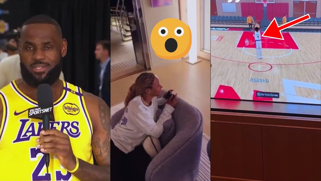 LeBron James Shares Heartwarming Moment of Savannah James Playing NBA ...