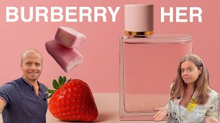 HER EDP by BURBERRY designer fragrance review / Is it similar to Baccarat Rouge 540?  #juliscent 
