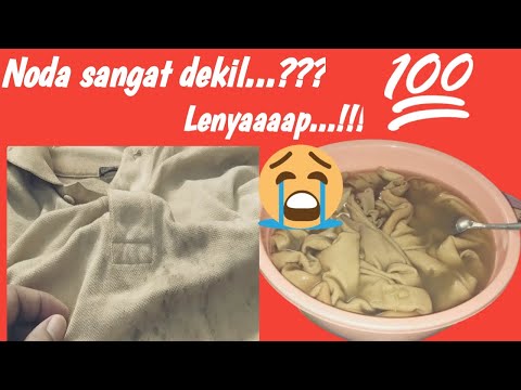 CARA MENGHILANGKAN NODA DI BAJU BERWARNA - tips laundry sederhana.