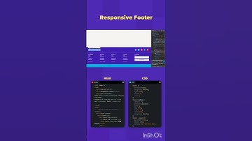 Responsive Footer.#coding #webdesign #frontendcourse #htmlcss