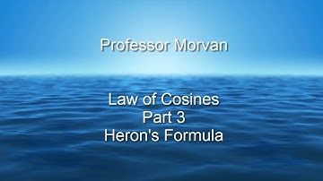 Math 142, 7.3 Part 3, Heron