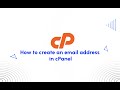 How to create an email address in cPanel - Hostkicker