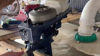 1971 2 hp Johnson Mate - Stalls at WOT - Gets a Carb Clean.