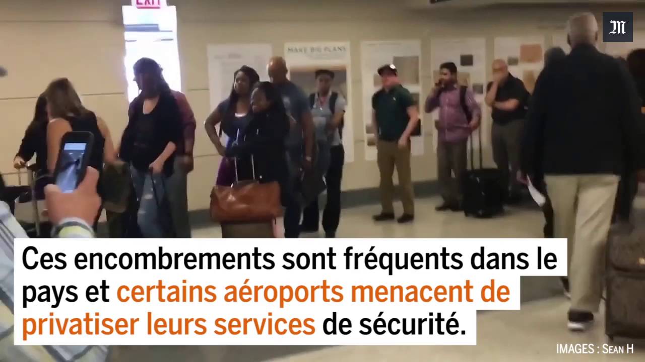 L'interminable file d'attent aux portiques de sécurité de l'aéroport de Chicago YouTube L'interminable file d'attent aux portiques de sécurité de l'aéroport de Chicago YouTube