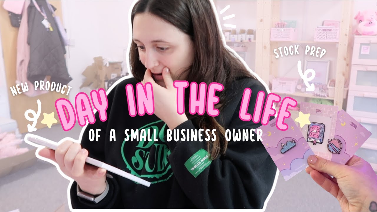 A day in the life of a small business owner - New products & prepping ...