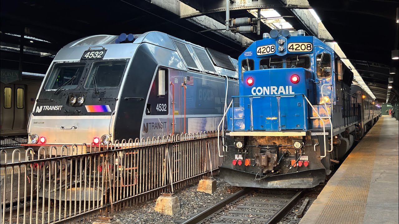 NJ Transit Heritage Units at Hoboken!