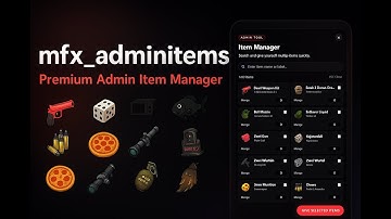 FiveM Script | Adminitem Tools | Standalone | All inventory Supportet