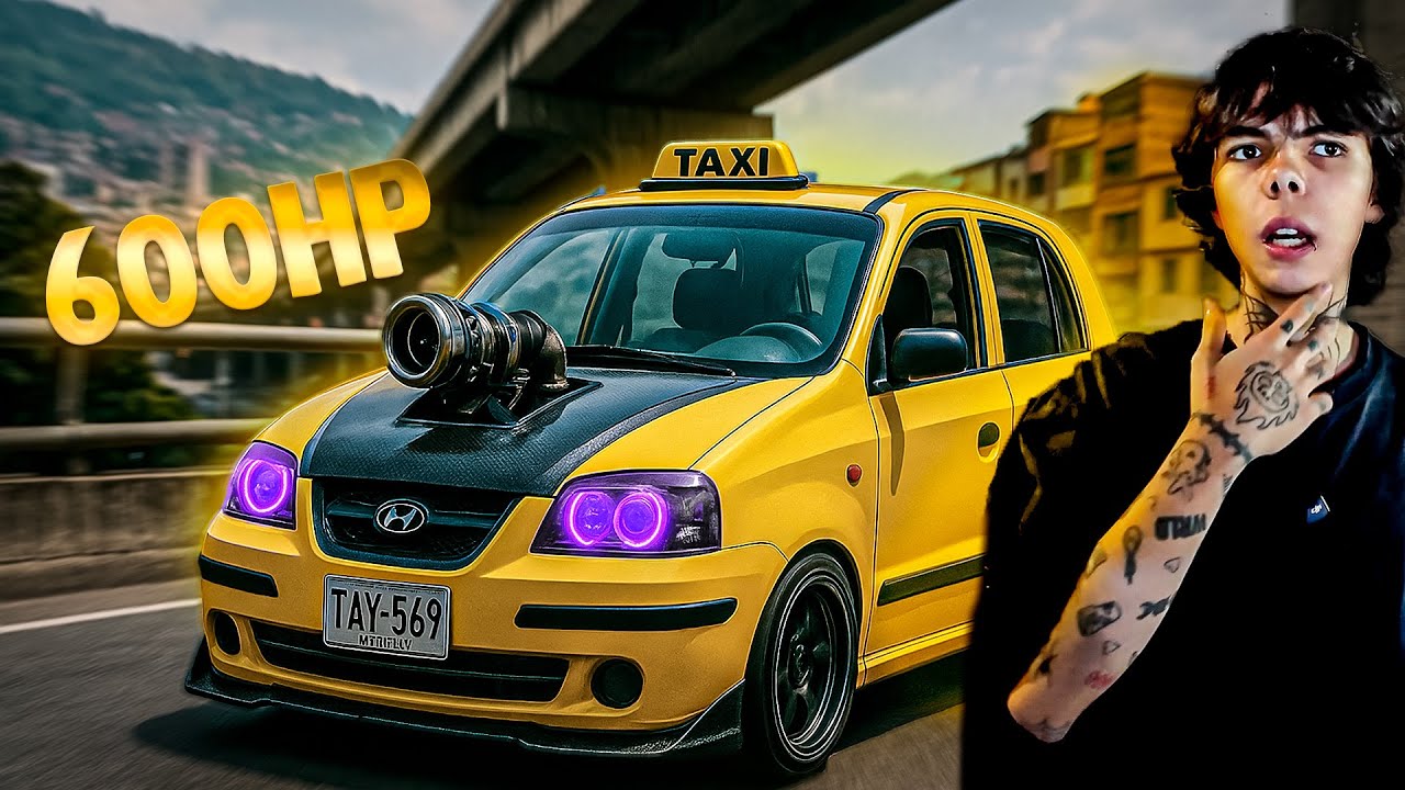 HACIENDO CARRERAS en el TAXI más RÁPIDO del MUNDO