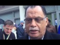 Danny Jordaan votes in Nelson Mandela Bay